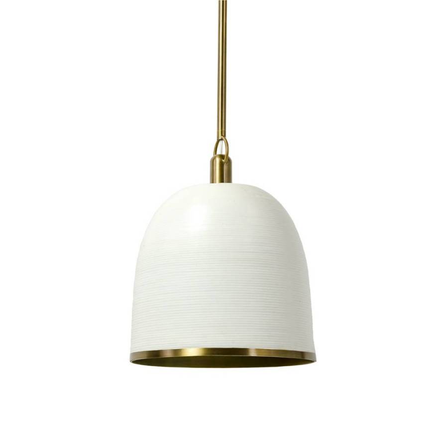 Picture of RIVOLI LEATHER PENDANT WHITE