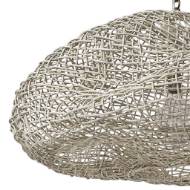 Picture of ANDORRA WICKER PENDANT, SMALL, WHITE