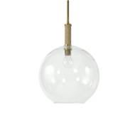 Picture of BRONSON GLASS PENDANT LARGE GLOBE, BRASS