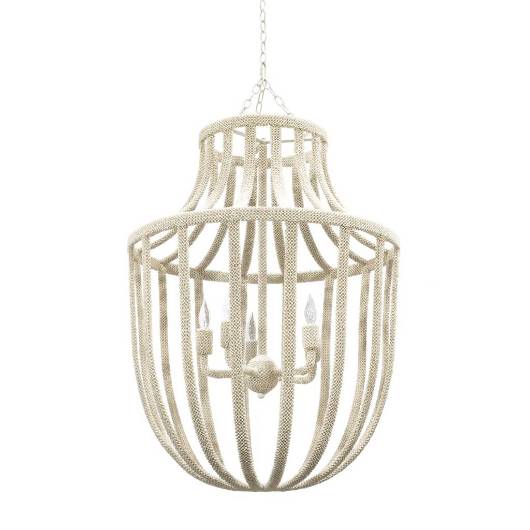 Picture of PALOMA COCO CHANDELIER WHITE
