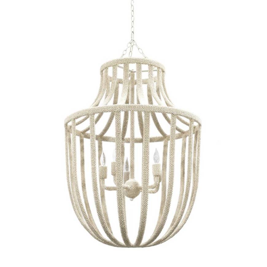 Picture of PALOMA COCO CHANDELIER WHITE