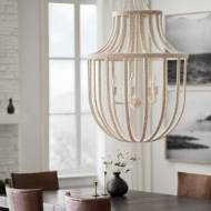 Picture of PALOMA COCO CHANDELIER WHITE