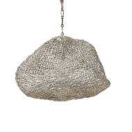 Picture of ANDORRA WICKER PENDANT, MEDIUM, WHITE