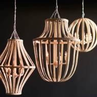 Picture of MADERA COCO CHANDELIER, WHITE