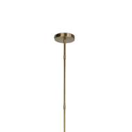 Picture of BRONSON GLASS PENDANT LONG, BRASS