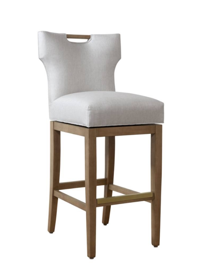 Picture of ASHTON SWIVEL BAR STOOL W/ TRADITIONAL BASE
