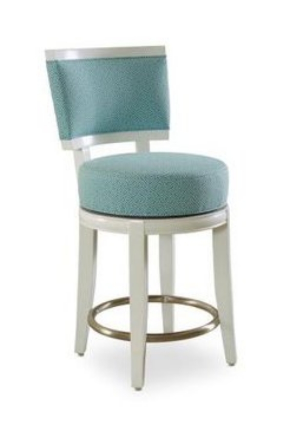 Picture of BARTLETT SWIVEL COUNTER STOOL W/ TRADITIONAL BASE