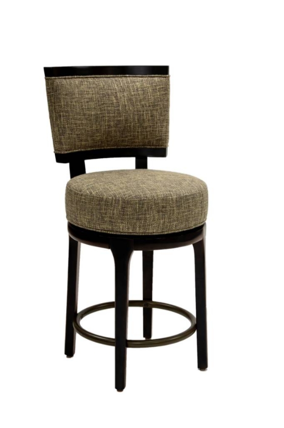 Picture of BARTLETT SWIVEL COUNTER STOOL W/ TRANSITIONAL BASE