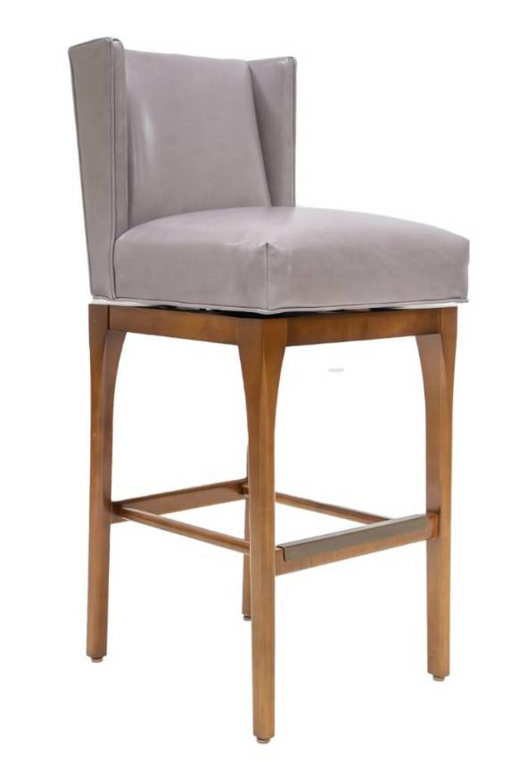 Picture of CARSON SWIVEL BAR STOOL W/ TRANSITIONAL BASE