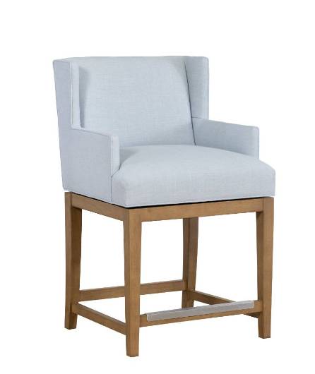 Picture of CARSON SWIVEL COUNTER ARM STOOL W/ TRADITIONAL BASE