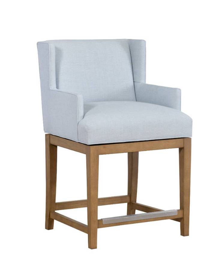 Picture of CARSON SWIVEL COUNTER ARM STOOL W/ TRADITIONAL BASE