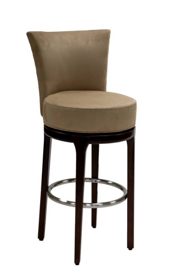 Picture of DANBURY SWIVEL BAR STOOL W/ TRANSITIONAL BASE