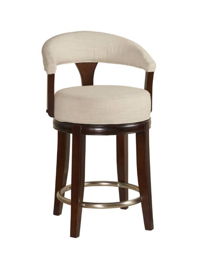 Picture of GREENVILLE SWIVEL COUNTER STOOL W/ TRADITIONAL BASE