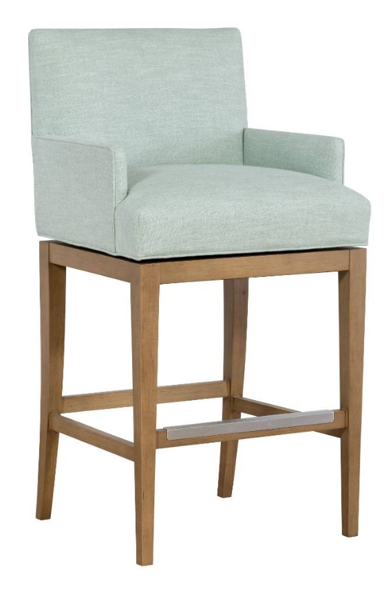 Picture of JAMISON SWIVEL BAR ARM STOOL W/ TRADITIONAL BASE