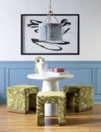 Picture of EASTON SHORT DINING BENCH W/ EXPOSED WOOD