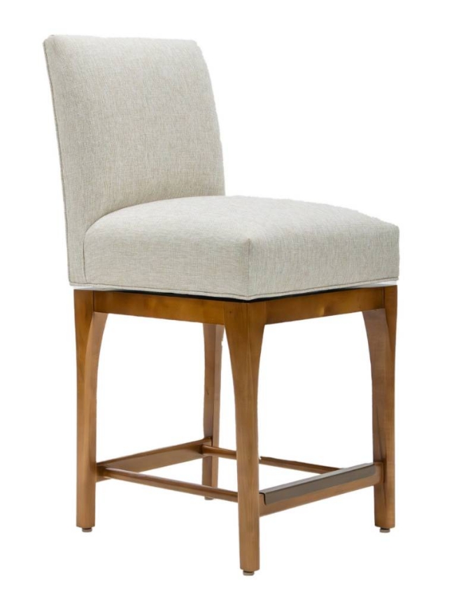 Picture of DILLWYN SWIVEL COUNTER STOOL W/ TRANSITIONAL BASE