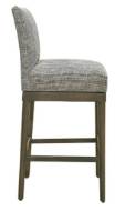 Picture of DILLWYN SWIVEL BAR STOOL W/ ROUND LEGS