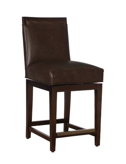Picture of EVERETTE SWIVEL COUNTER STOOL W/ TRADITIONAL BASE