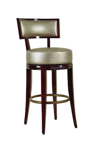 Picture of HILLIARD SWIVEL BAR STOOL W/ TRADITIONAL BASE