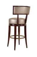 Picture of HILLIARD SWIVEL BAR STOOL W/ TRADITIONAL BASE