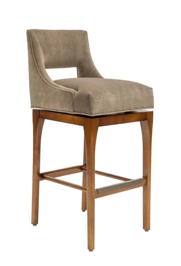 Picture of OAKMONT SWIVEL BAR STOOL W/ TRANSITIONAL BASE