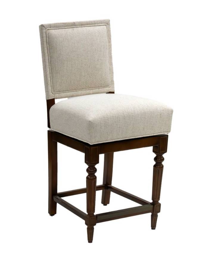 Picture of KNOLLWOOD SWIVEL COUNTER STOOL W/ CLASSIC BASE