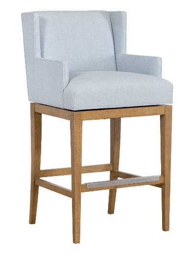 Picture of YORK SWIVEL BAR ARM STOOL W/ TRADITIONAL BASE