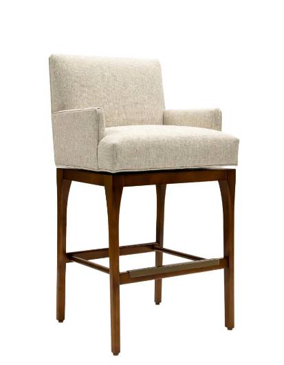 Picture of REDFORD SWIVEL BAR ARM STOOL W/ TRANSITIONAL BASE