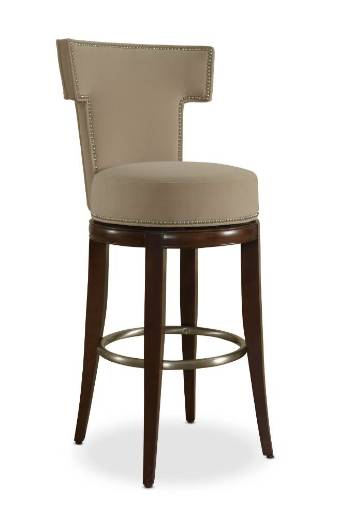 Picture of PENNINGTON SWIVEL BAR STOOL W/ TRADITIONAL BASE