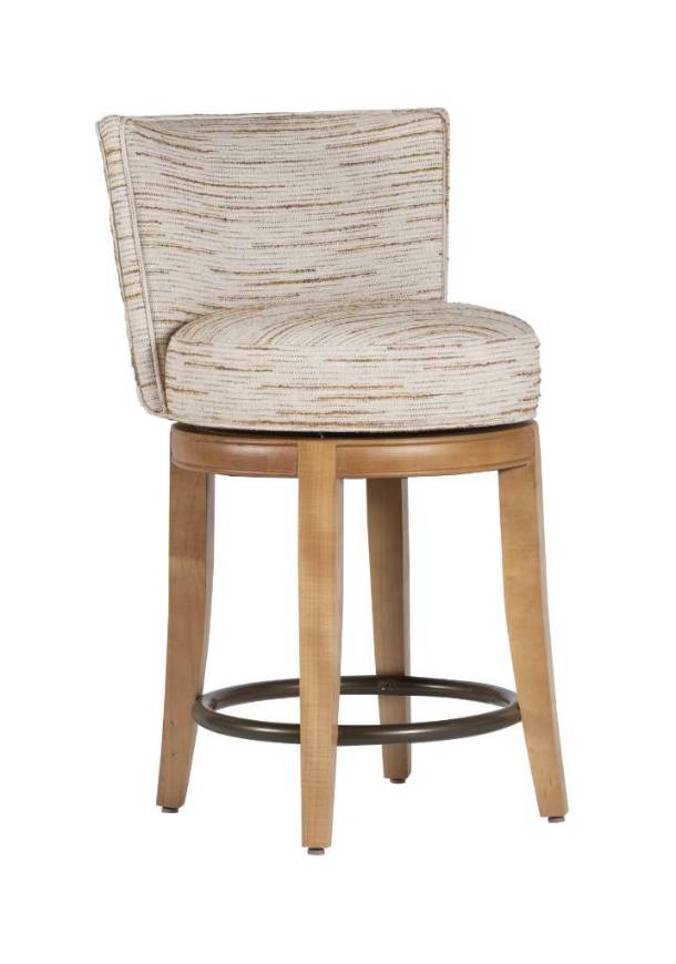 Picture of WESTERLY SWIVEL COUNTER STOOL W/ TRADITIONAL BASE