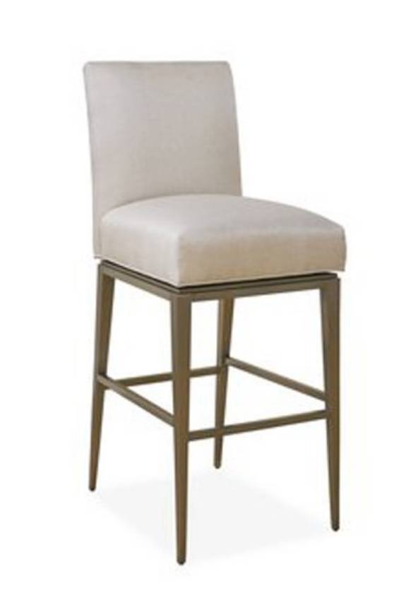 Picture of RICHFIELD ANTIQUE SILVER SWIVEL BAR STOOL