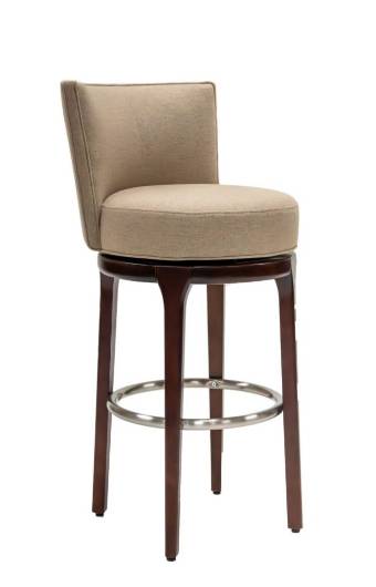 Picture of WESTERLY SWIVEL BAR STOOL W/ TRANSITIONAL BASE
