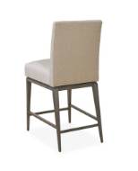 Picture of RICHFIELD ANTIQUE SILVER SWIVEL COUNTER STOOL
