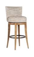 Picture of WESTERLY SWIVEL BAR STOOL W/ TRADITIONAL BASE