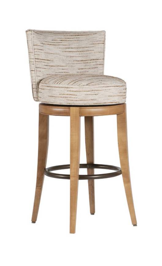 Picture of WESTERLY SWIVEL BAR STOOL W/ TRADITIONAL BASE