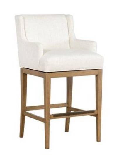 Picture of WILSON SWIVEL BAR ARM STOOL W/ TRADITIONAL BASE