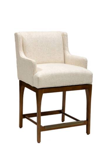 Picture of LAYTON SWIVEL COUNTER ARM STOOL W/ TRANSITIONAL BASE