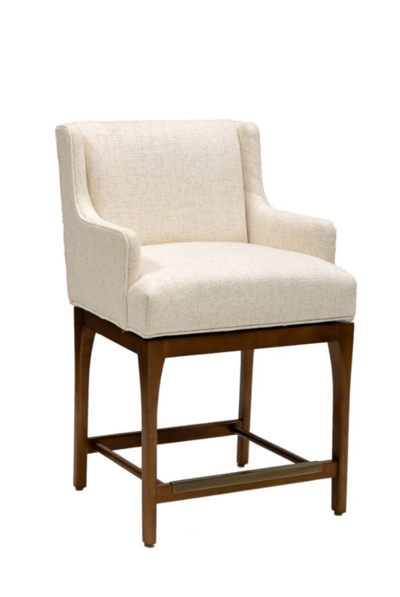 Picture of LAYTON SWIVEL COUNTER ARM STOOL W/ TRANSITIONAL BASE