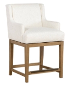 Picture of LAYTON SWIVEL COUNTER ARM STOOL W/ TRADITIONAL BASE