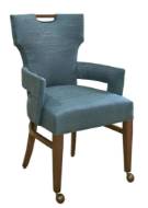 Picture of PRESIDIO ARM CHAIR W/ FRONT LEG CASTERS