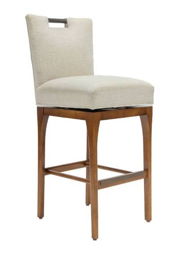 Picture of WESTMORELAND SWIVEL BAR STOOL W/ TRANSITIONAL BASE