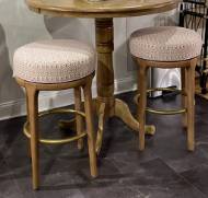 Picture of MONTGOMERY SWIVEL BAR STOOL W/ TRANSITIONAL BASE