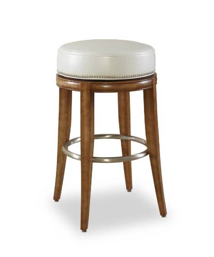 Picture of MONTGOMERY SWIVEL BAR STOOL W/ TRADITIONAL BASE