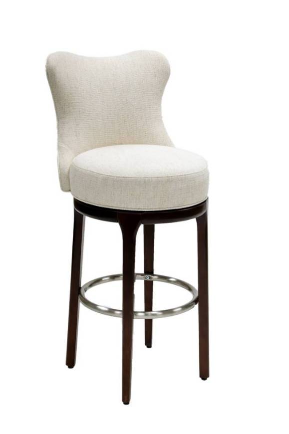 Picture of LENOIR SWIVEL BAR STOOL W/ TRANSITIONAL BASE