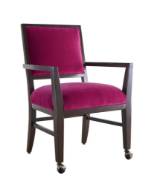 Picture of LOUISA ARM CHAIR W/ FRONT LEG CASTERS