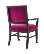 Picture of LOUISA ARM CHAIR W/ FRONT LEG CASTERS