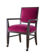 Picture of LOUISA ARM CHAIR W/ FRONT LEG CASTERS