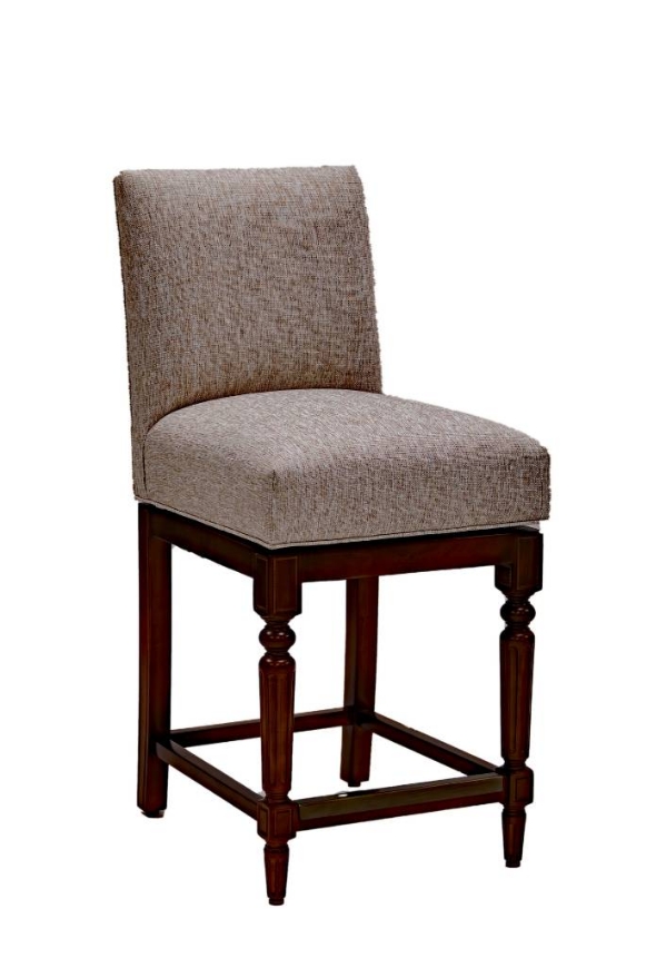 Picture of DILLWYN SWIVEL COUNTER STOOL W/ CLASSIC BASE