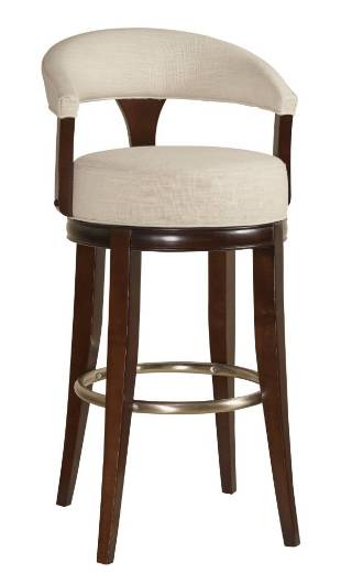 Picture of EDGEWOOD SWIVEL BAR STOOL W/ TRADITIONAL BASE