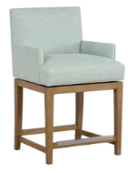 Picture of JAMISON SWIVEL COUNTER ARM STOOL W/ TRADITIONAL BASE